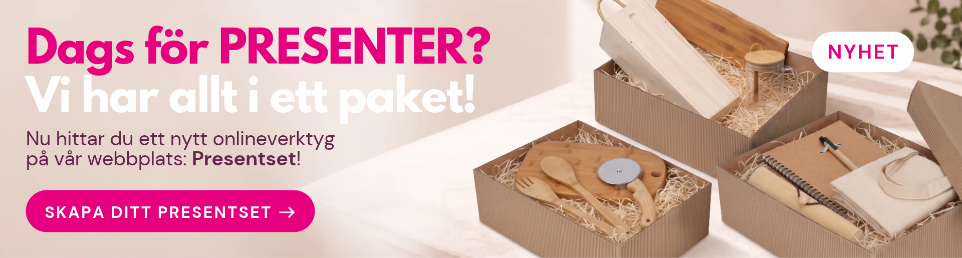 Dags för PRESENTER? Vi har allt i ett paket!