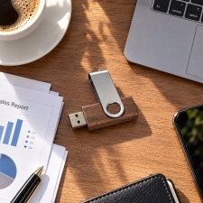 Pendrive av trä 4GB 2.0 LEAGUE CITY