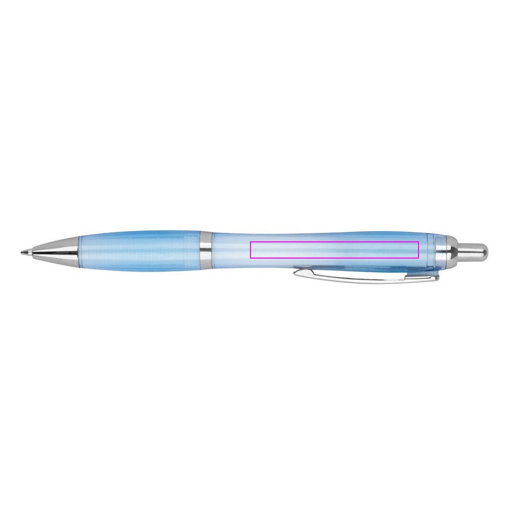 Transparent plastpenna rPET ALKEN