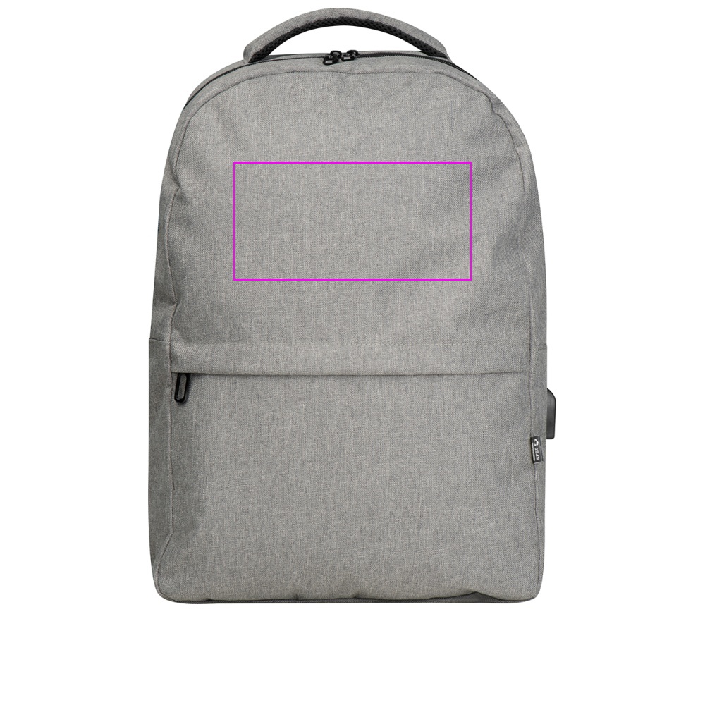 Laptopryggsäck rPET RIMINI