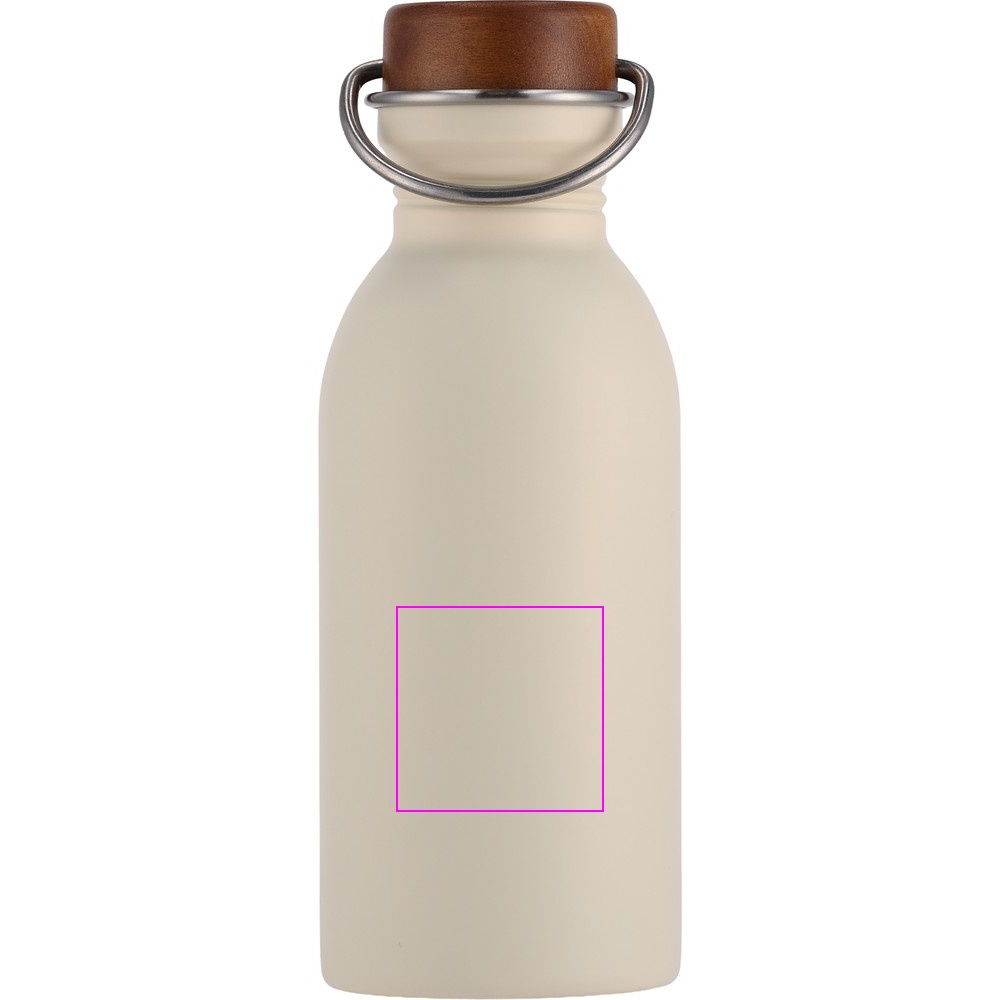 Stålflaska av återvunnen metall IBIZA MoLu 500 ml