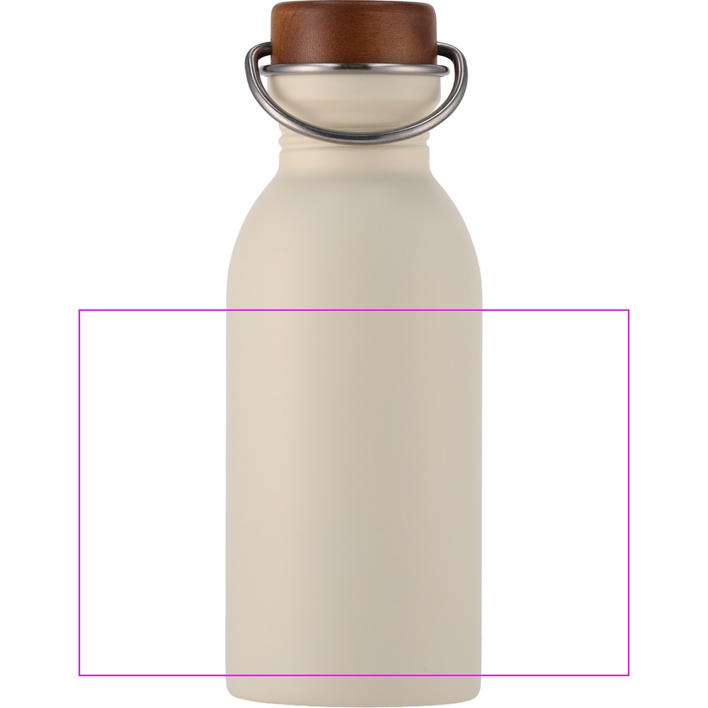 Stålflaska av återvunnen metall IBIZA MoLu 500 ml