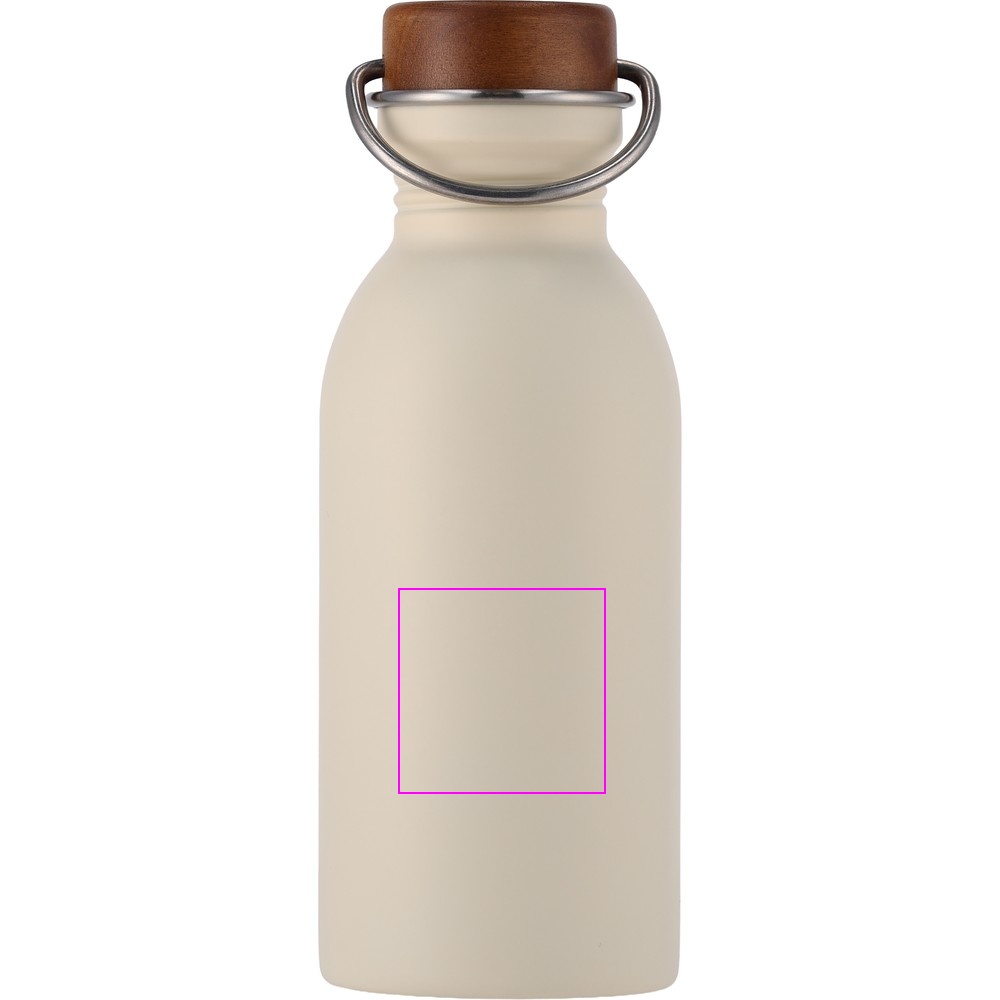 Stålflaska av återvunnen metall IBIZA MoLu 500 ml