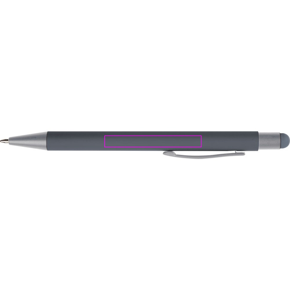 Aluminiumpenna med soft-touch RIO