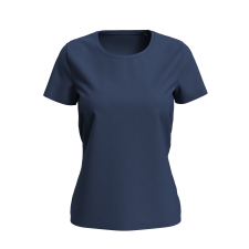 Dam-T-shirt 160 g/m2, Lux-T Navy Blue, storlek S