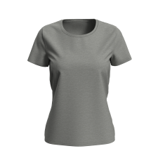 Dam-T-shirt 160 g/m2, Lux-T Grey Heather, storlek S