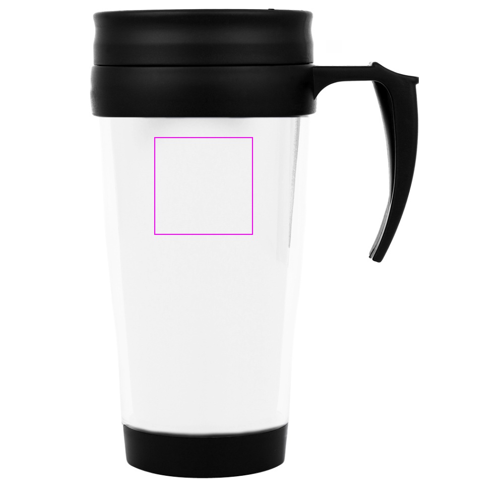 Termisk mugg i plast FORT WORTH 400 ml